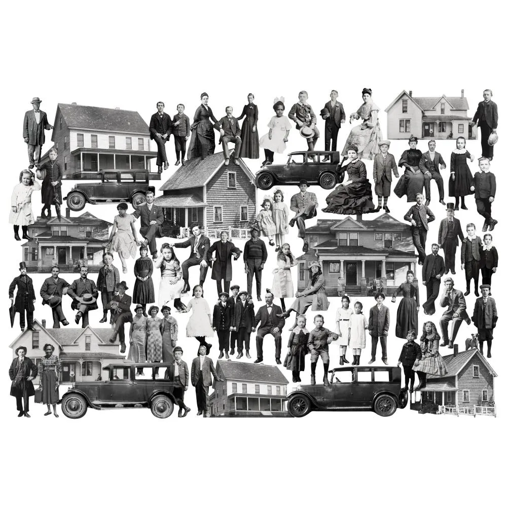 Tim Holtz Idea-Ology - Paper Dolls - Poses - 62 Pieces