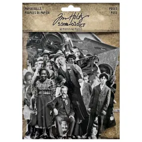 Tim Holtz Idea-Ology - Paper Dolls - Poses - 62 Pieces