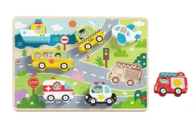 Tooky Toy - CHUNKY PUZZLE - Transportation