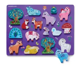 UNICORN GARDEN WOOD PUZZLE