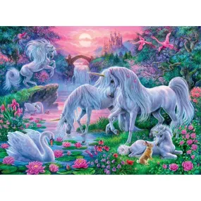 Unicorns in the Sunset Glow - 150 Piece Ravensburger Puzzle