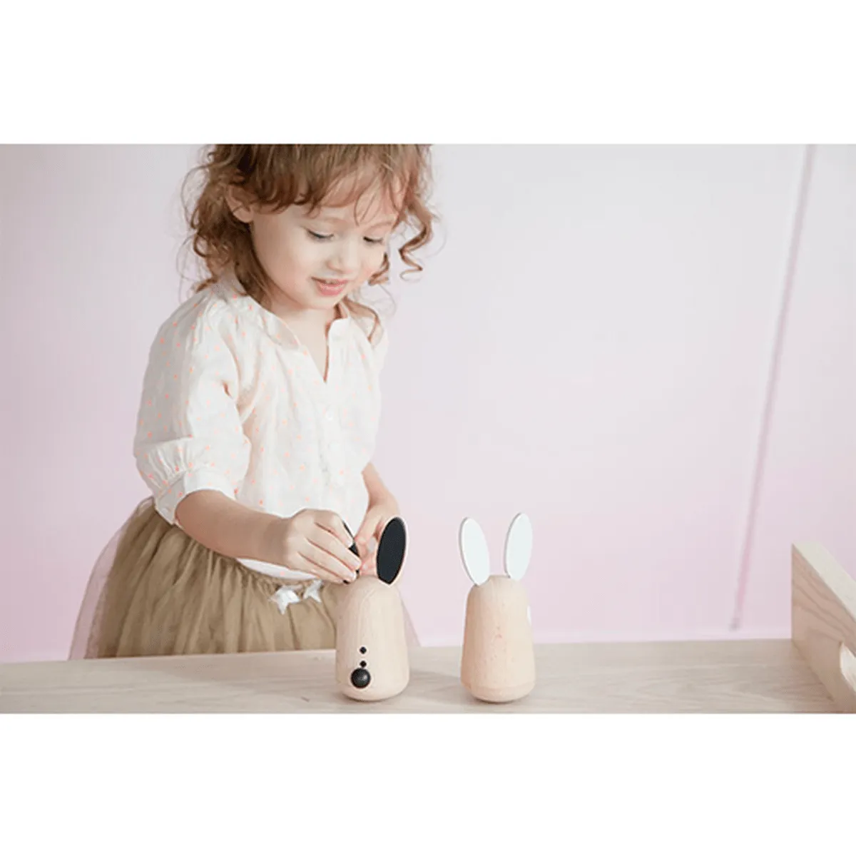 Usagi Wooden Bunny Rattles