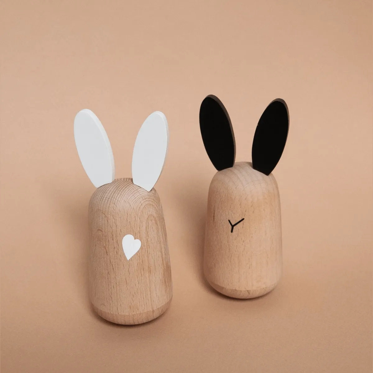 Usagi Wooden Bunny Rattles