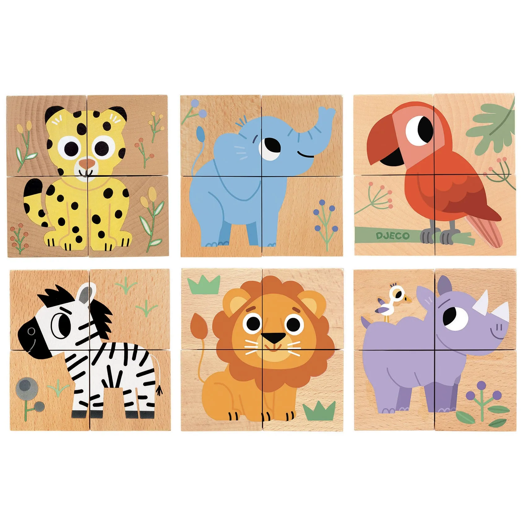 Wild & Co Wooden Cubes