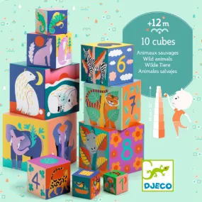 Wild Animals Nesting Blocks