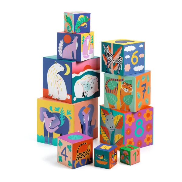 Wild Animals Nesting Blocks