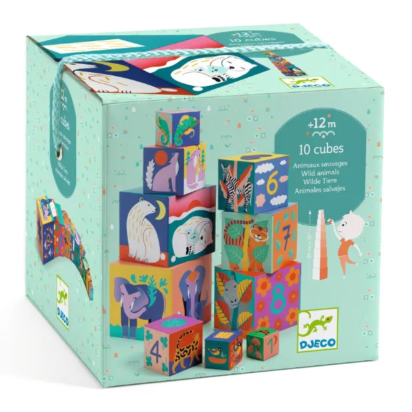 Wild Animals Nesting Blocks