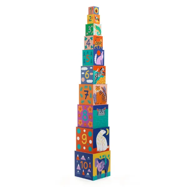 Wild Animals Nesting Blocks