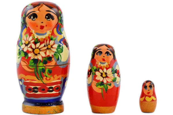 Wood 2" Nesting Dolls Matryoshka