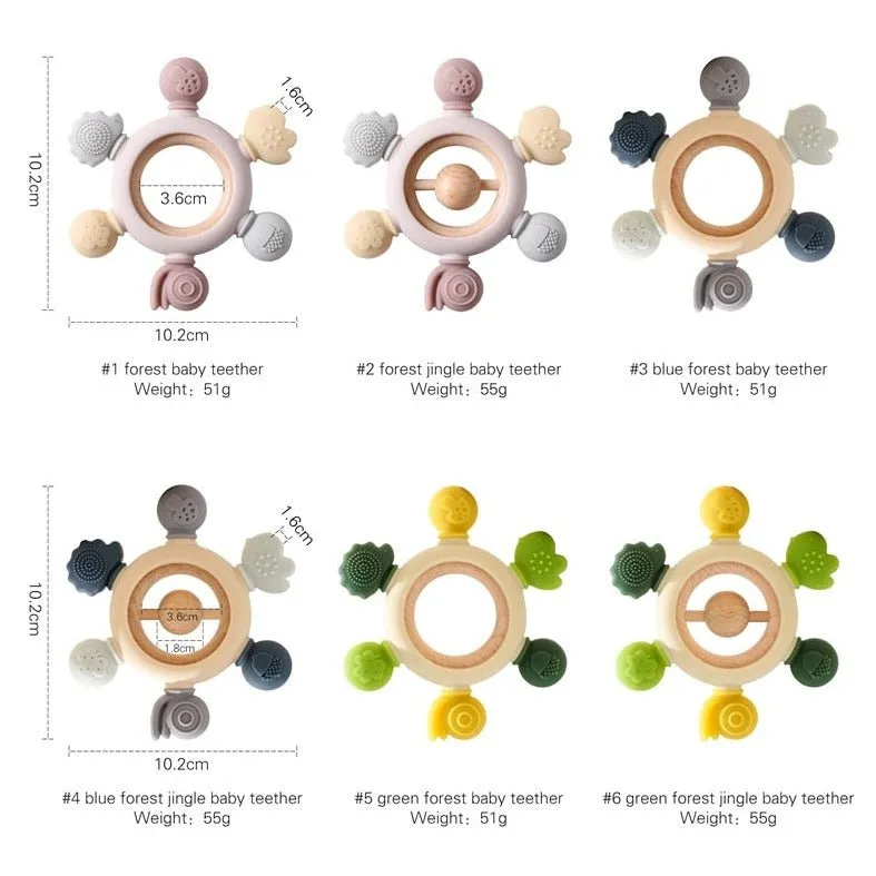 Wooden Baby Forest Teethers