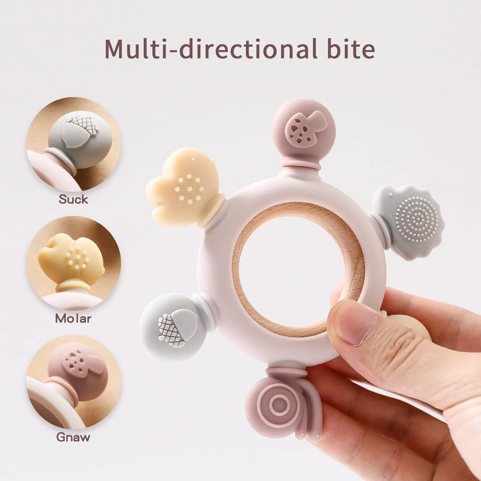 Wooden Baby Forest Teethers